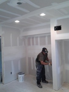 Dry wall finishing